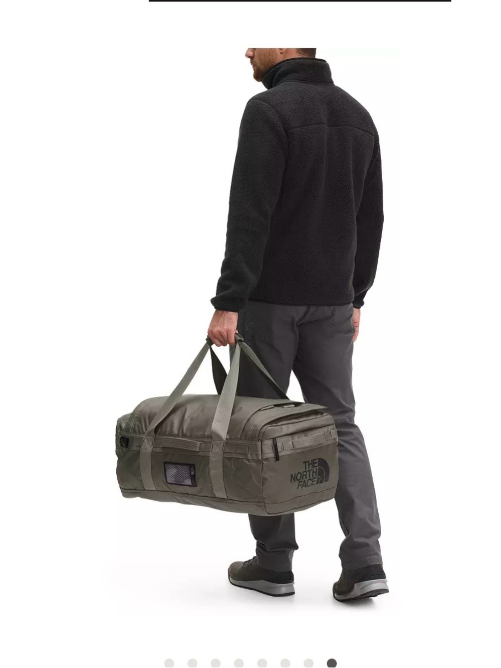 The North Face Unisex Base Camp Voyager Olive Duffel/Backpack